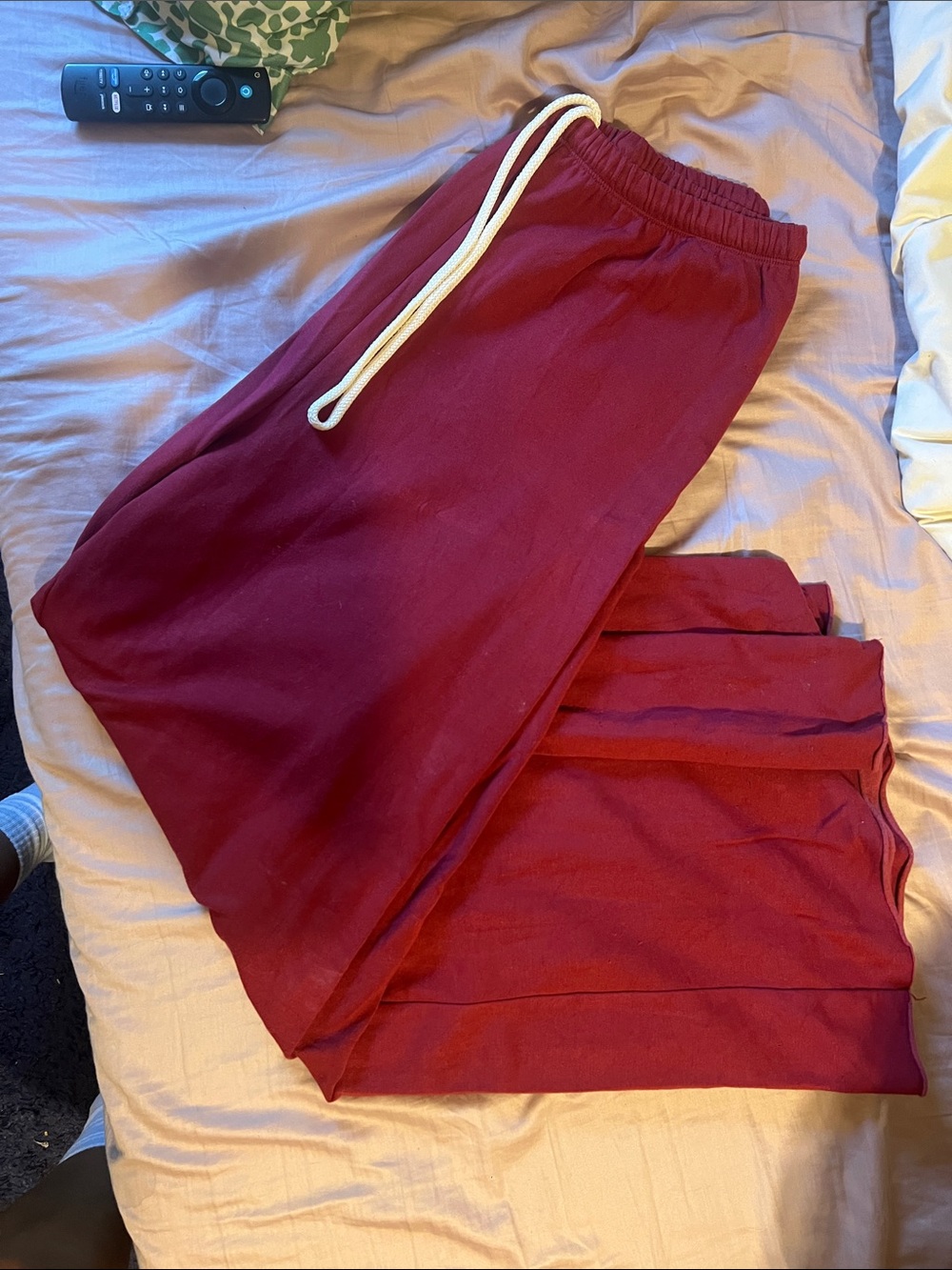 Aerie Maroon Drawstring Sweatpants